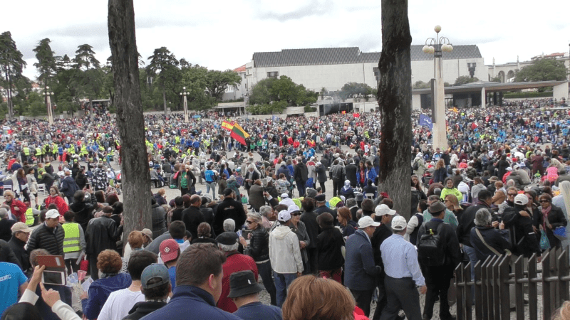 Photo of crowd at Fatima