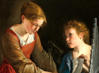 Saint Cecilia and an Angel by Orazio Gentileschi