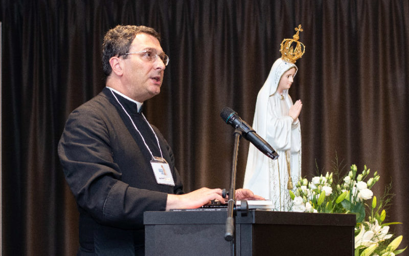 Fr. Stehlin at The Fatima Center's Poland Conference 2019