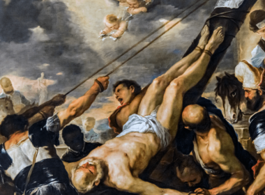 Accademia - Crucifixion of St. Peter by Luca Giordano