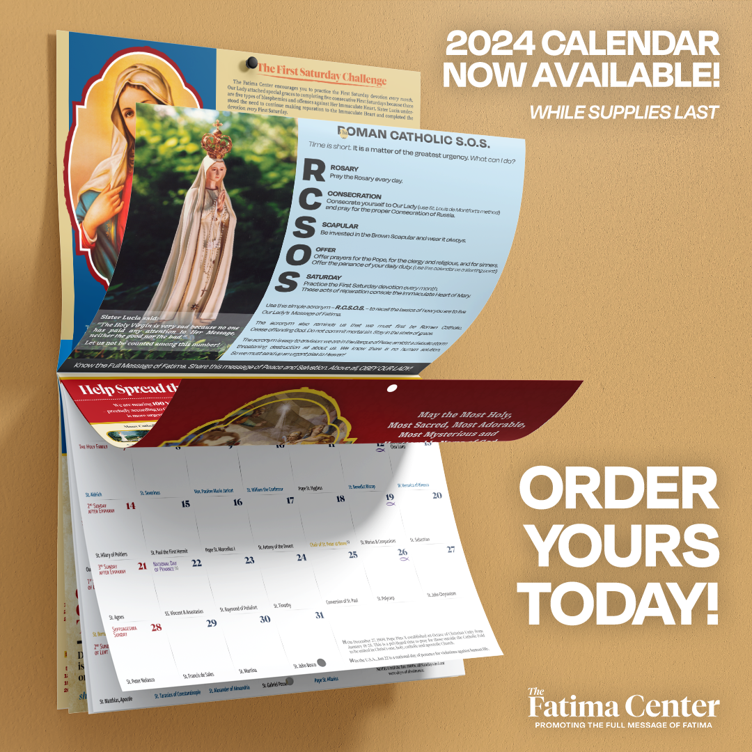 The Fatima Center Promoting the Full Message of Fatima